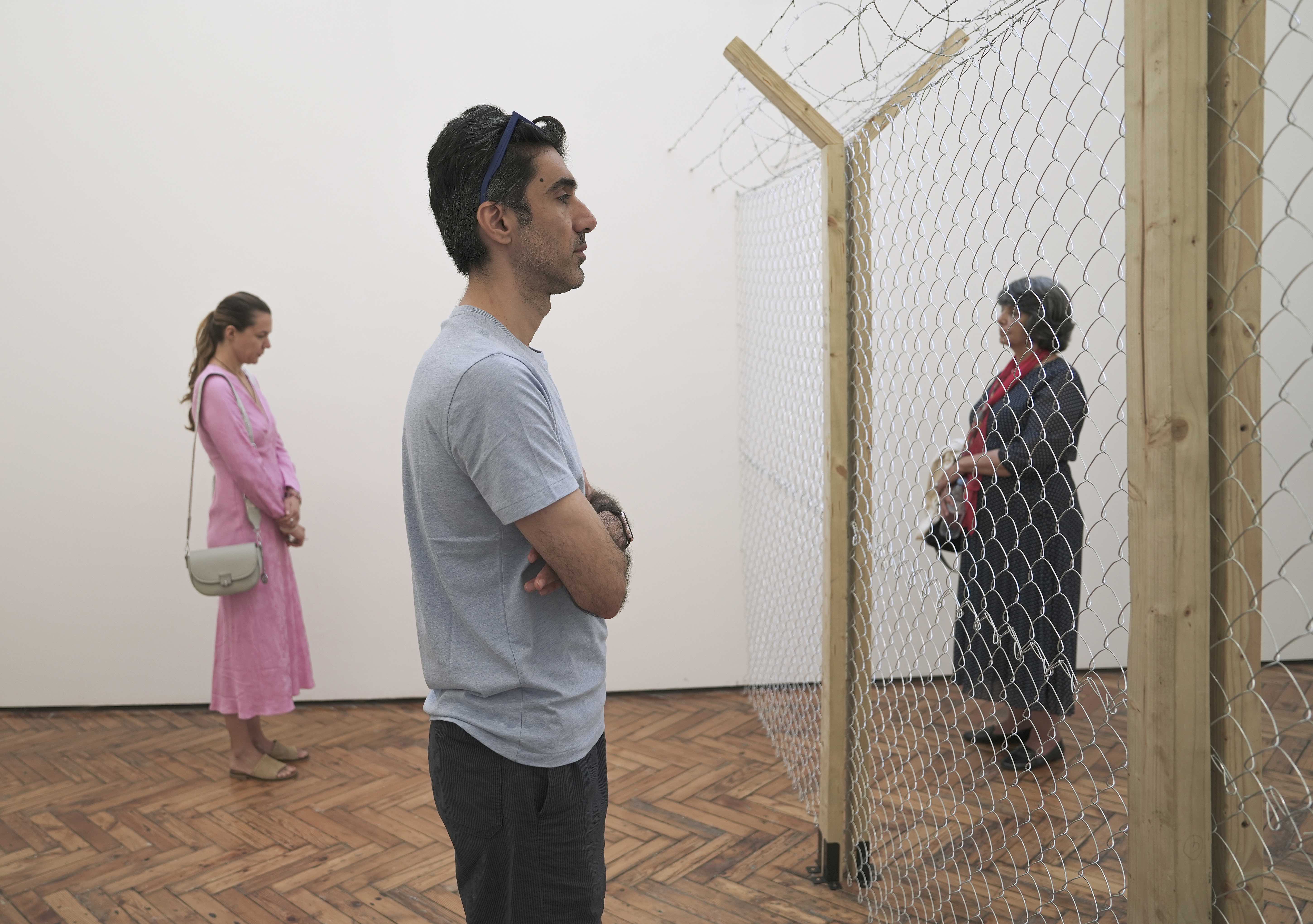 Dido’s Lament, sculpture and performance, 8mins. As part of The Wall is Never Innocent, Unless at Small Time Projects. 2024 Credit: Wei Xiong